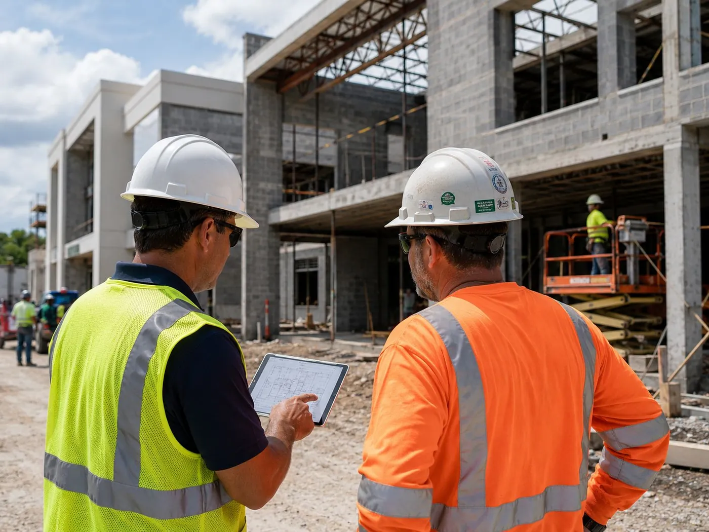 Construction progress monitoring site visit Florida