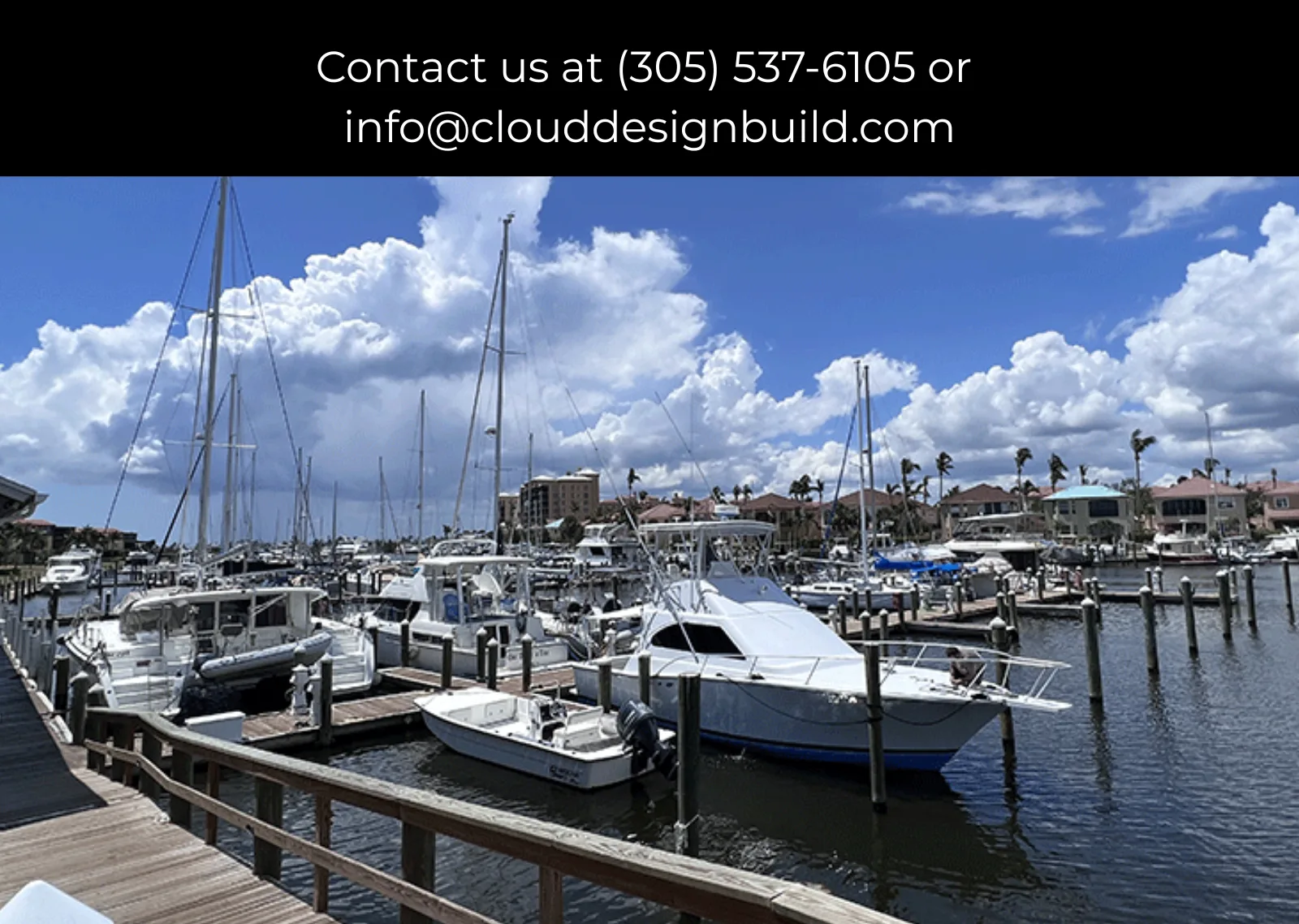 View in Burnt Store Marina when buying new build homes in Punta Gorda